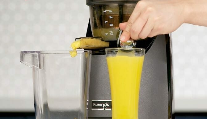 how to make pineapple juice in a juicer
